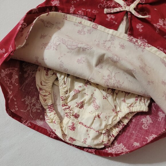 Gymboree Outlet NWT Sitting Pretty Vintage Dress Diaper cover set. Mixed bin Z25 - Picture 2 of 3